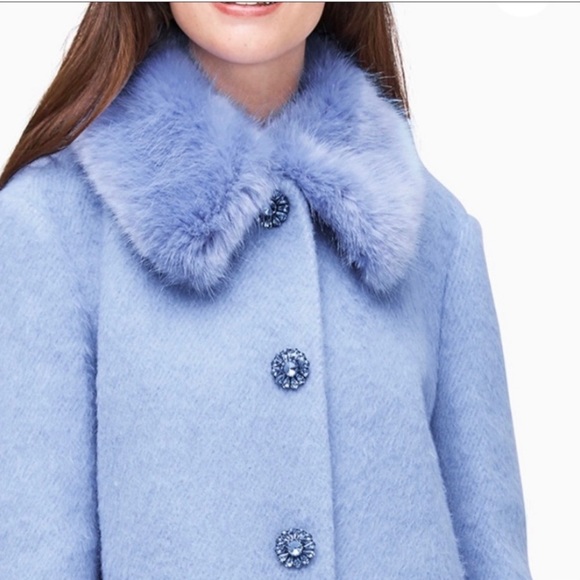 Baby Blue Womens Kate Spade Jacket - Picture 9 of 12